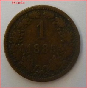 Oostenrijk KM 2187 1885 voor